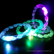 light up led flashing bracelet with white thread